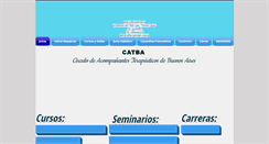 Desktop Screenshot of catba-psicoint.com.ar