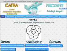 Tablet Screenshot of catba-psicoint.com.ar